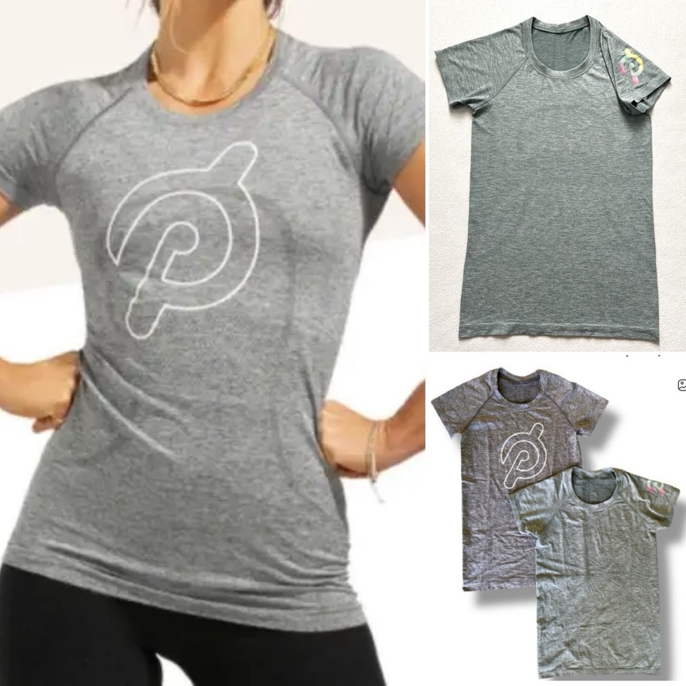 2 Lululemon Peloton Swiftly Tops Sz 6